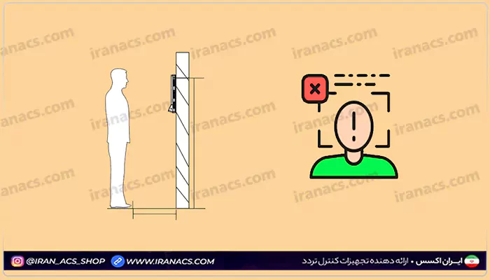 ارتفاع نصب دستگاه تشخیص چهره