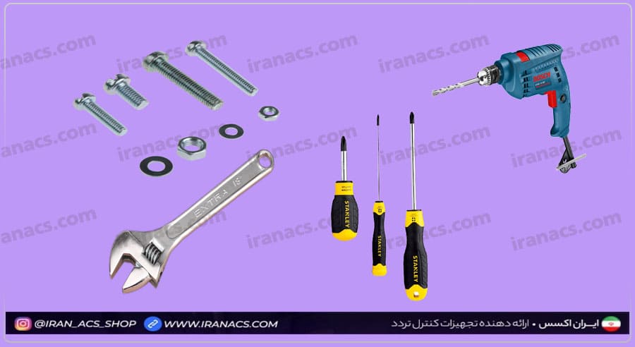 برای نصب راهبند خودکار از چه تجهیزاتی باید استفاده نمود؟